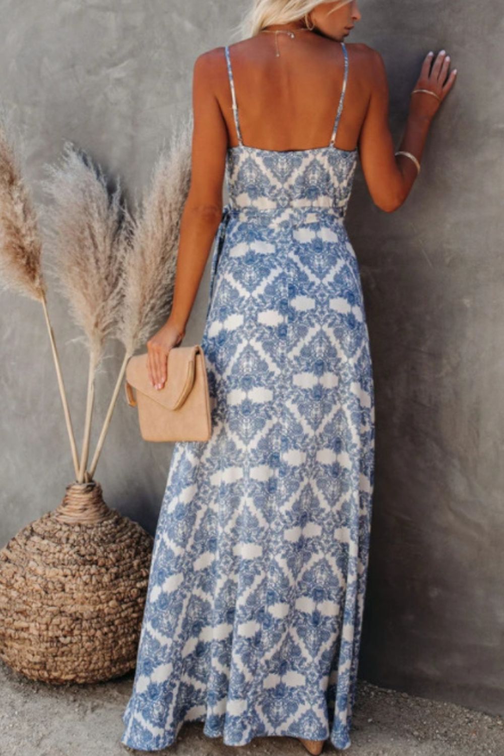 Boho - Kleid Lang Blau - FashionJet